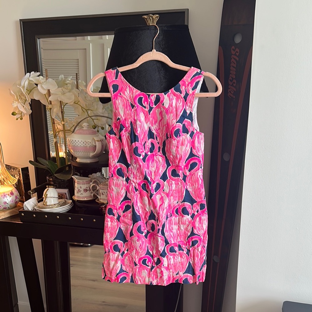 Lily Pulitzer Pink Flamingo Dress